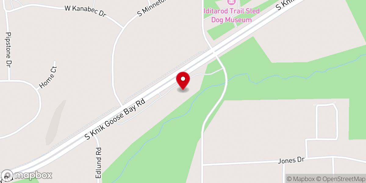 Map showing location of Creekside Church