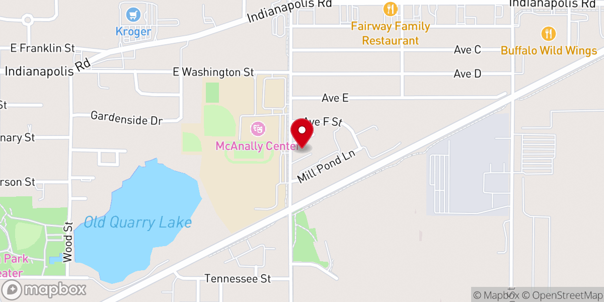 Map showing location of Greencastle Grace Tabernacle & Sprouts of Grace Childcare Ministry