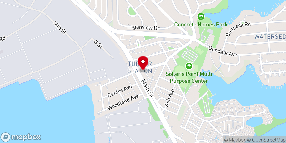 Map showing location of St Matthew United Methodist Church