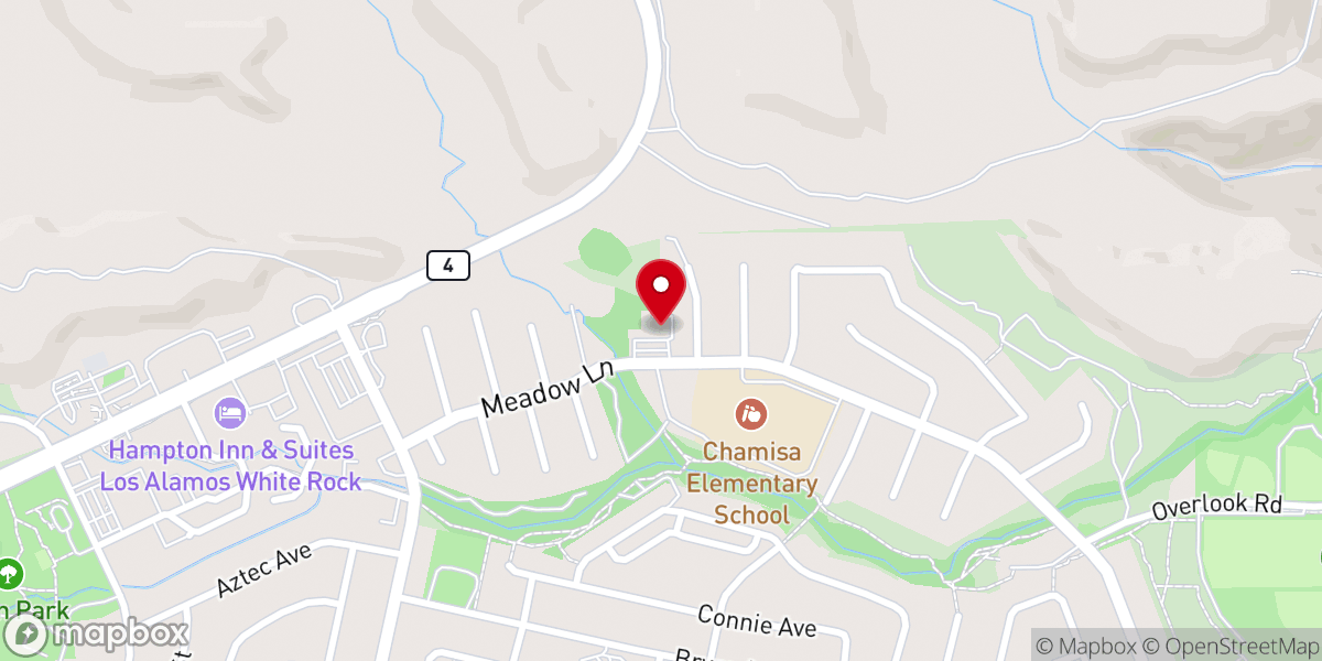 Map showing location of St. Joseph's Church