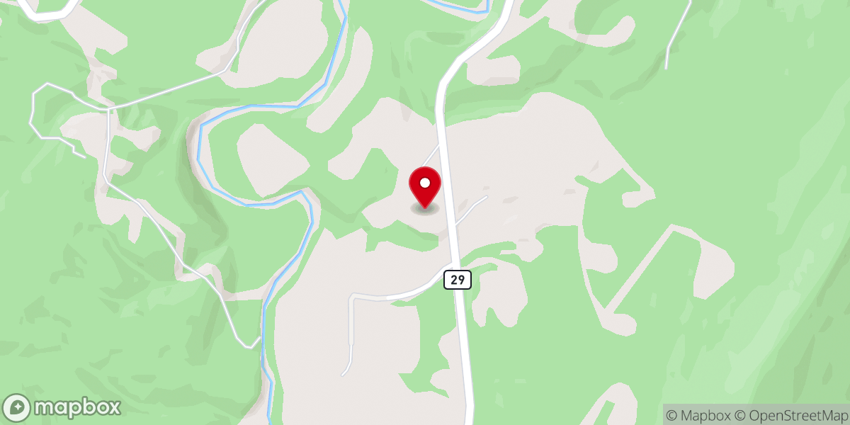 Map showing location of Stone Baggiano Cabin
