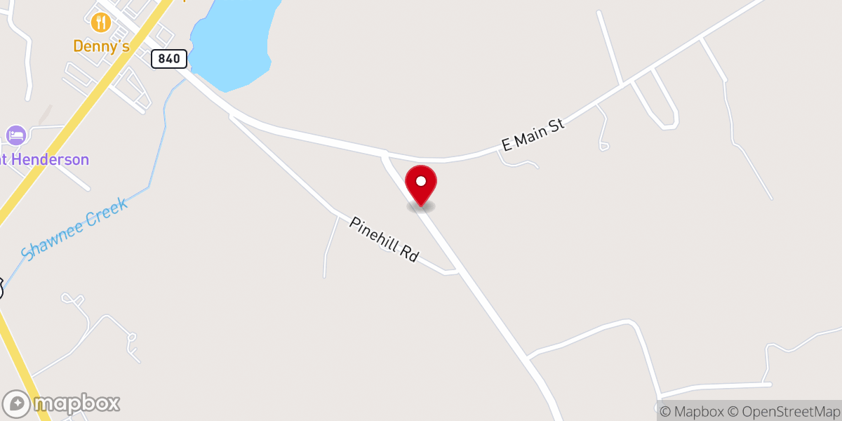 Map showing location of Pine Hill Church-The Living God