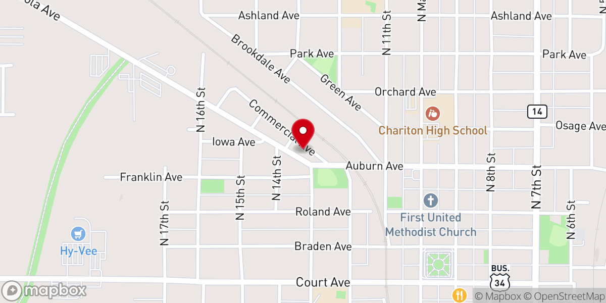 Map showing location of Full Faith Christian Center