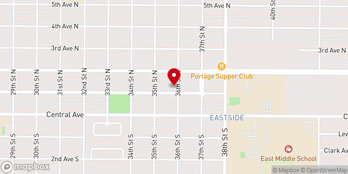 Map showing location of Living Grace Church