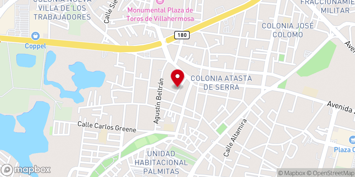 Map showing location of Ermita Nuestra Señora De La Salud