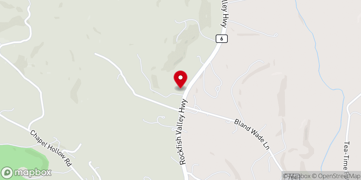 Map showing location of Fellowship Holiness Church