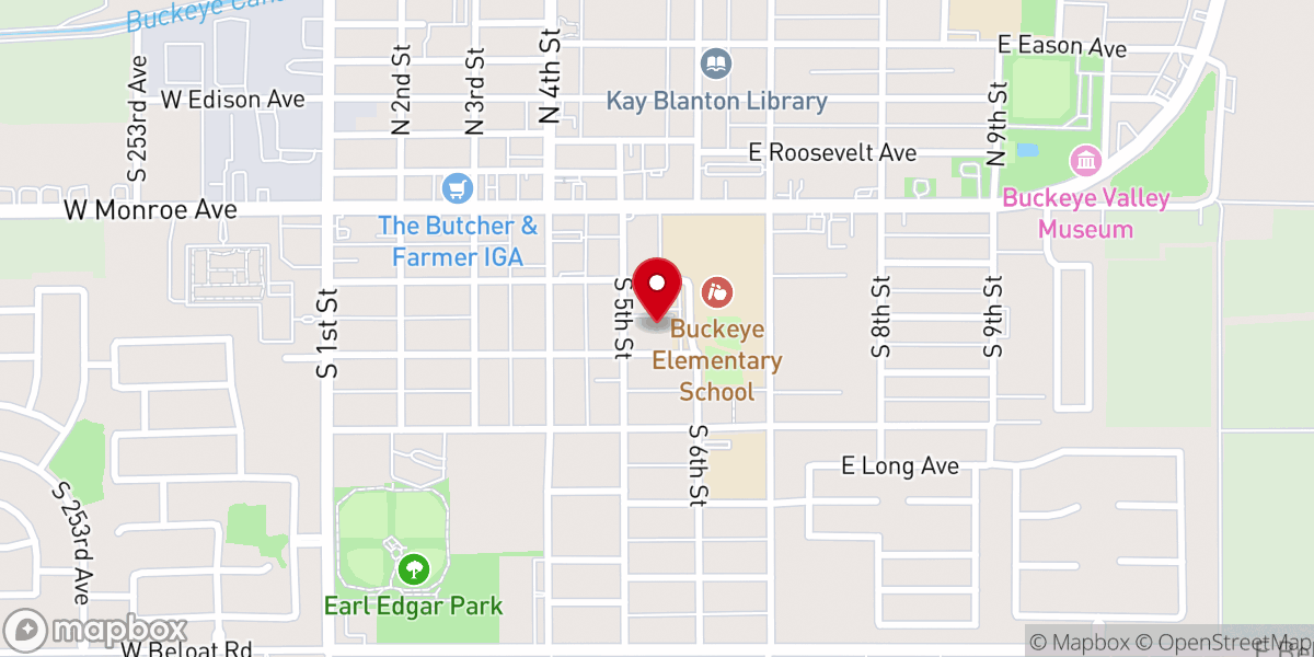 Map showing location of New Jerusalem Ministries