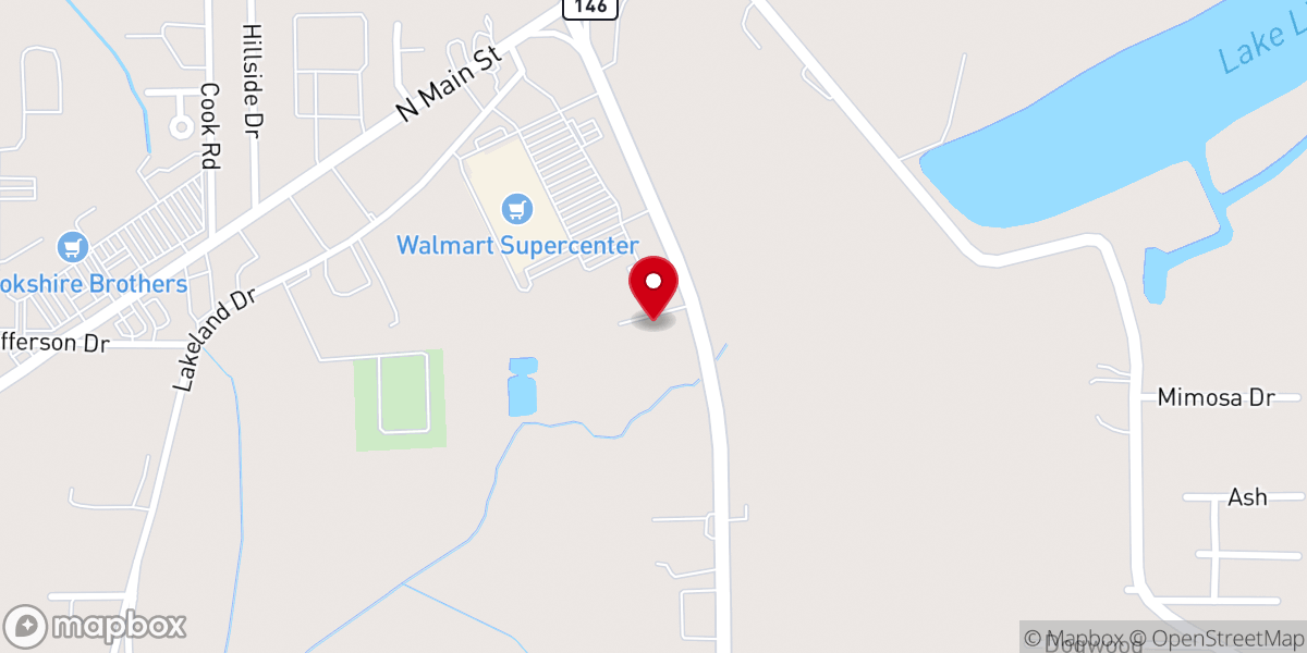Map showing location of Grace Church Liberty