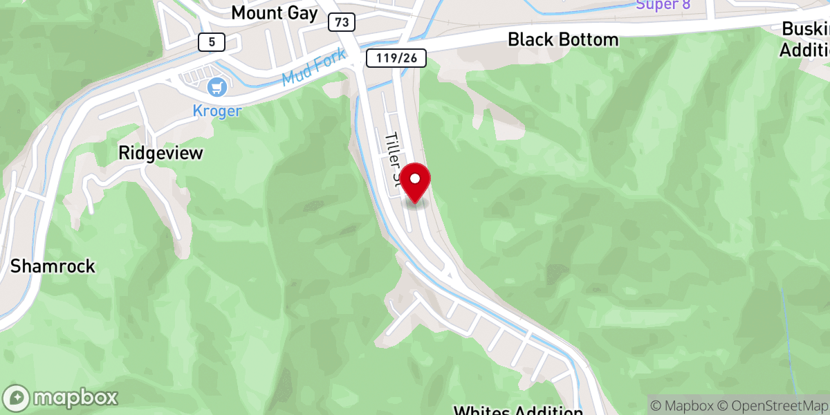 Map showing location of Faith Tabernacle
