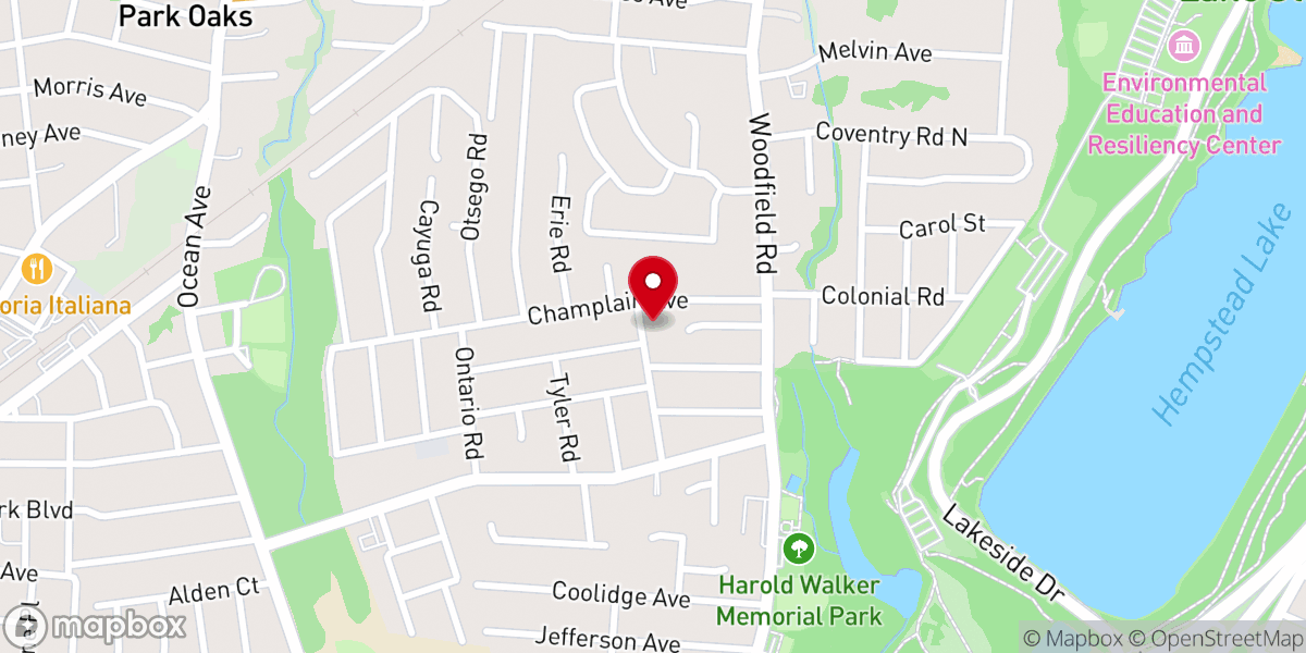 Map showing location of Power of Prayer Church