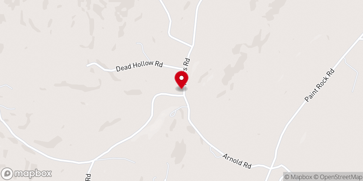 Map showing location of Wildwood Church