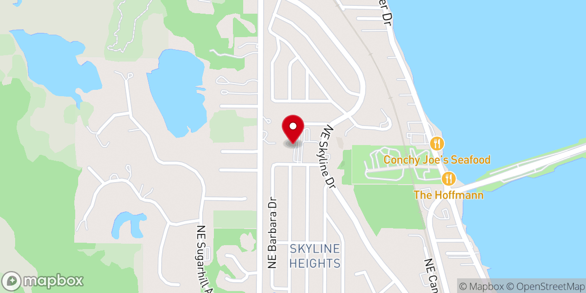 Map showing location of Jensen Beach Community Church