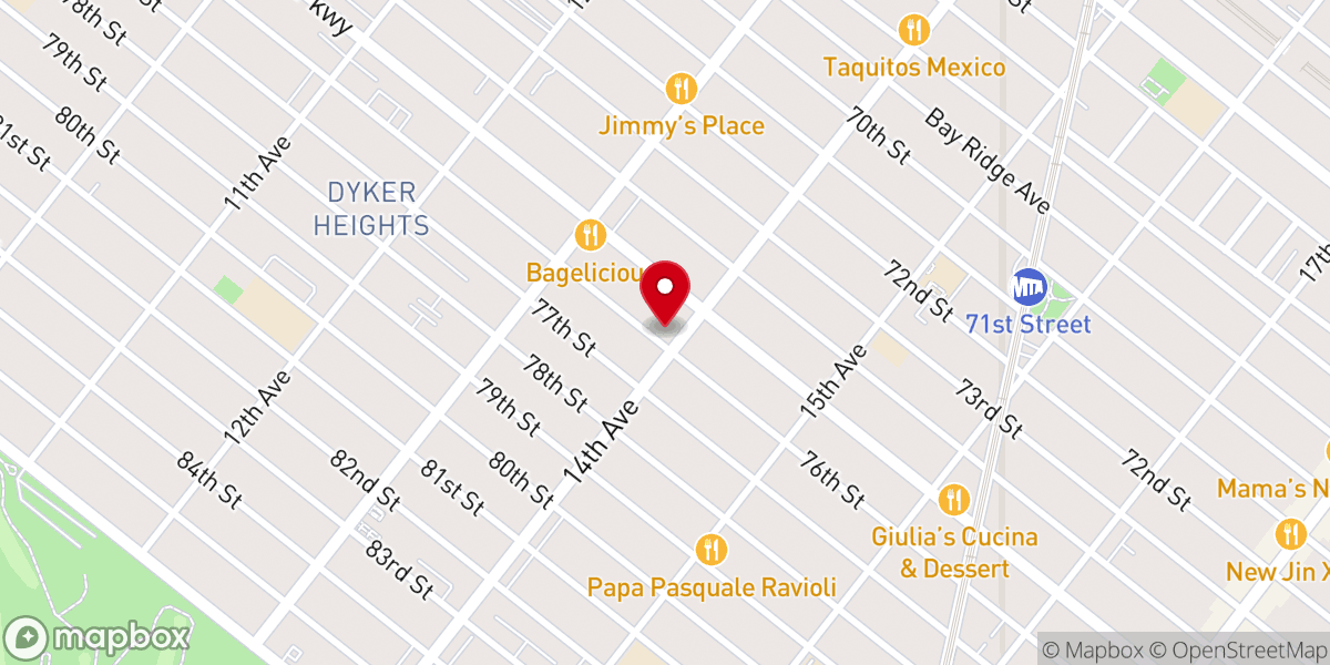 Map showing location of Kings Christian Church