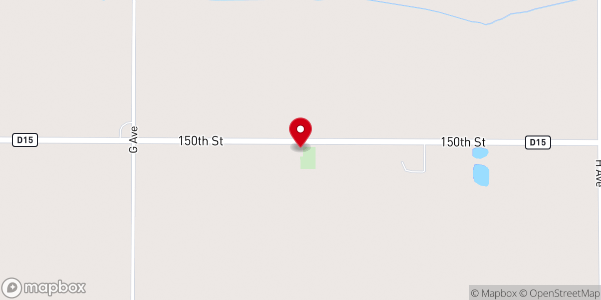 Map showing location of Pleasant Valley U M C Church