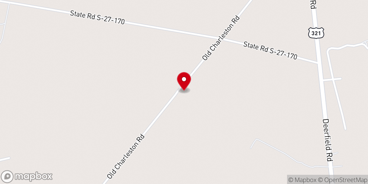 Map showing location of Mount Calvary Church