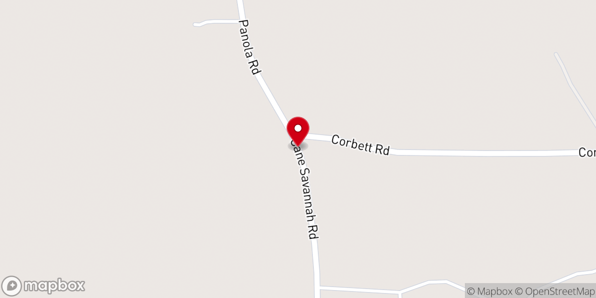 Map showing location of New Hope AME Church