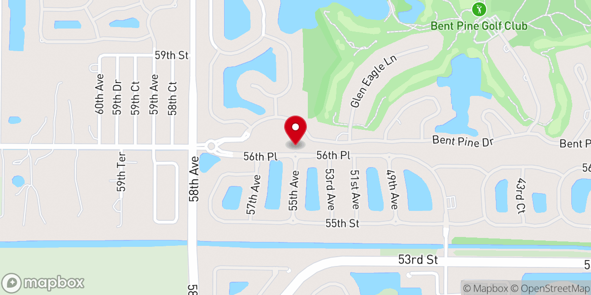 Map showing location of Church of God in Christ 1 Inc