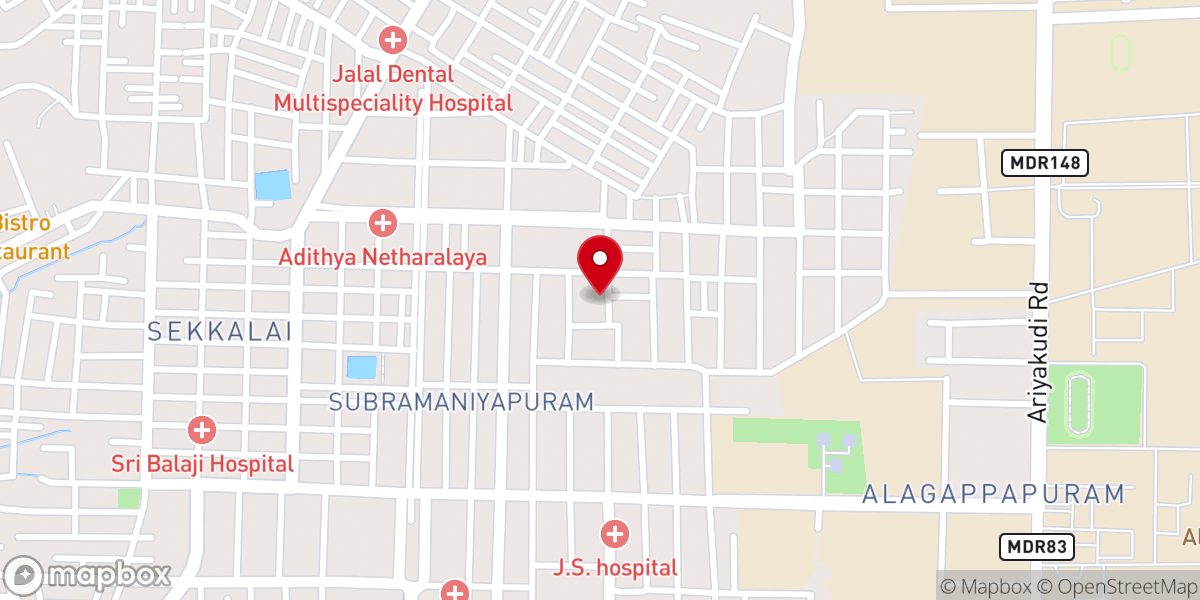 Map showing location of Vmm Bible College
