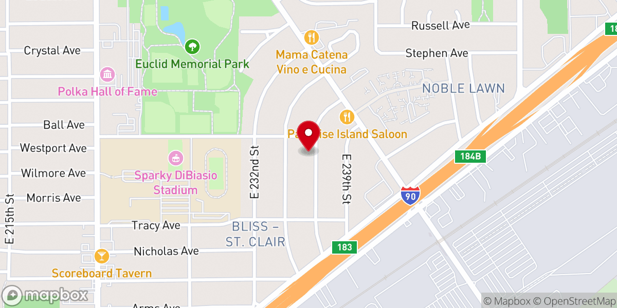 Map showing location of William O Stallworth Ministries Inc