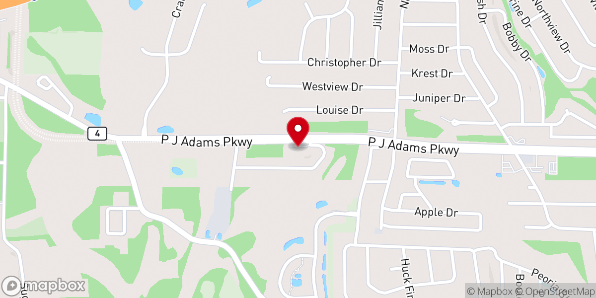 Map showing location of Evangelistic Ministries International Inc