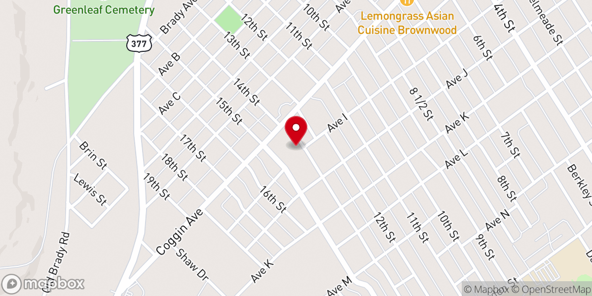Map showing location of 12 01 Ministries Inc