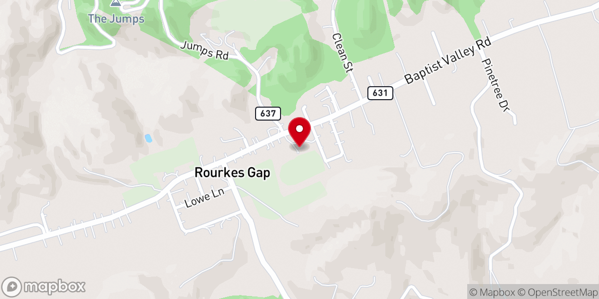Map showing location of Open Door Community Church