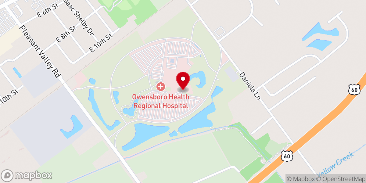 Map showing location of Mercy Chapel of Hope