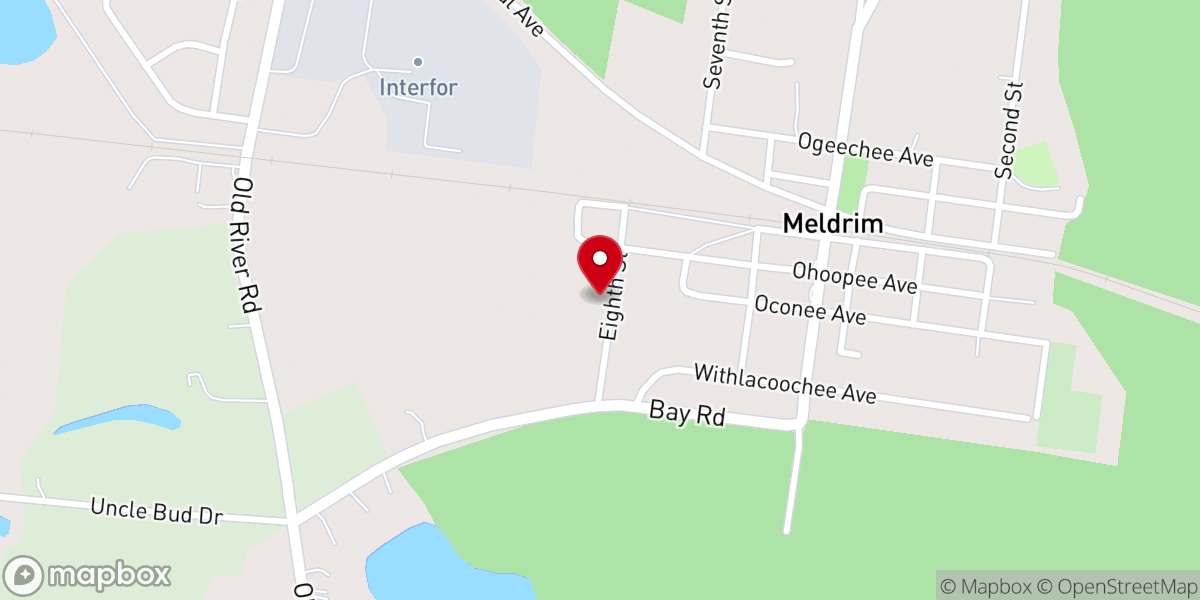 Map showing location of Saint James Church