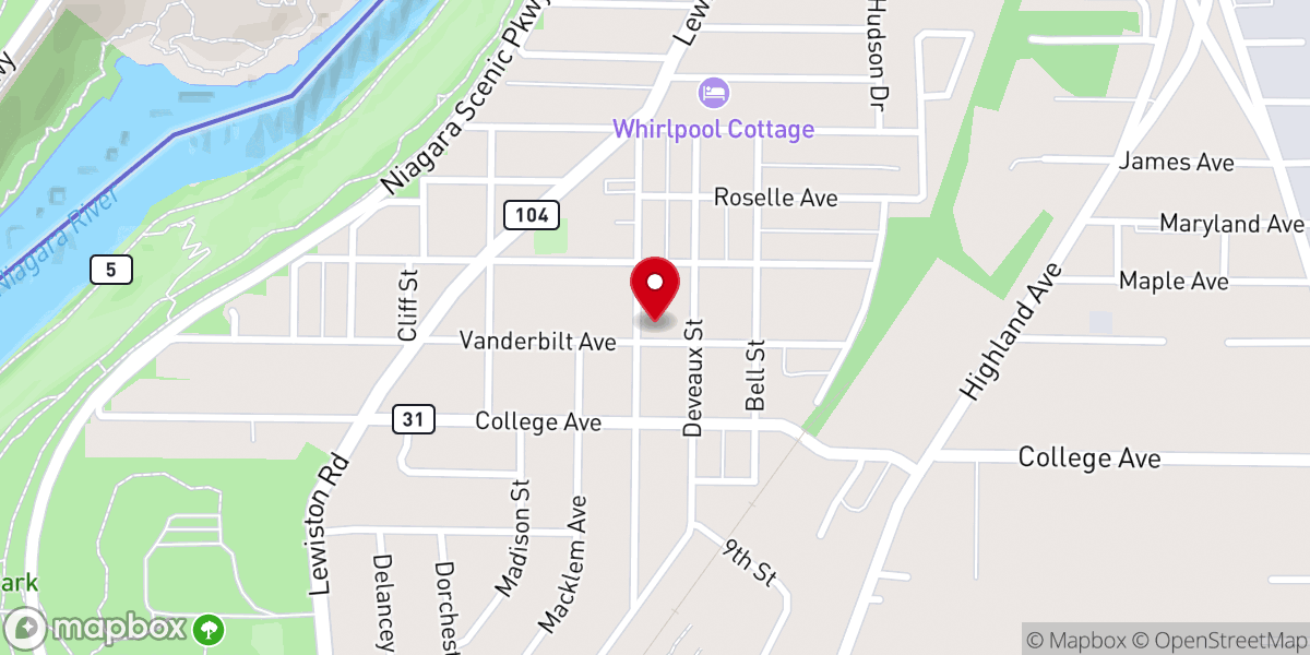 Map showing location of Disciples Of Christ Church