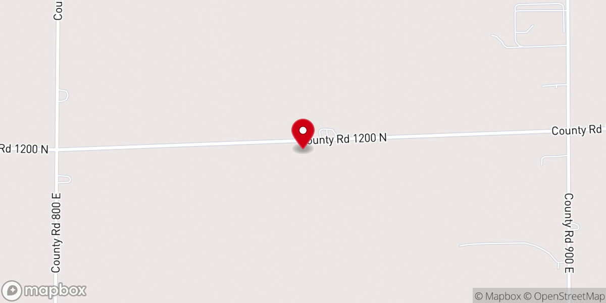 Map showing location of Mennonite Church Gym