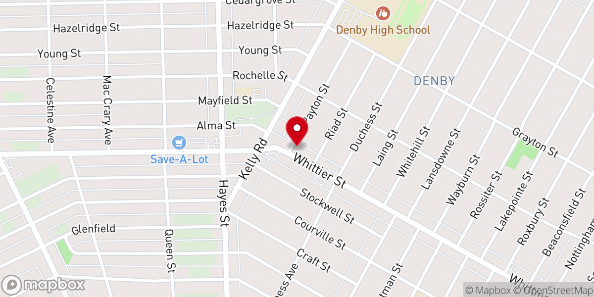Map showing location of Walk in the Spirit Church of God in Christ
