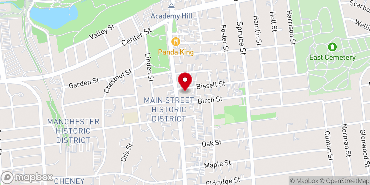 Map showing location of Full Gospel Interdenominational Church