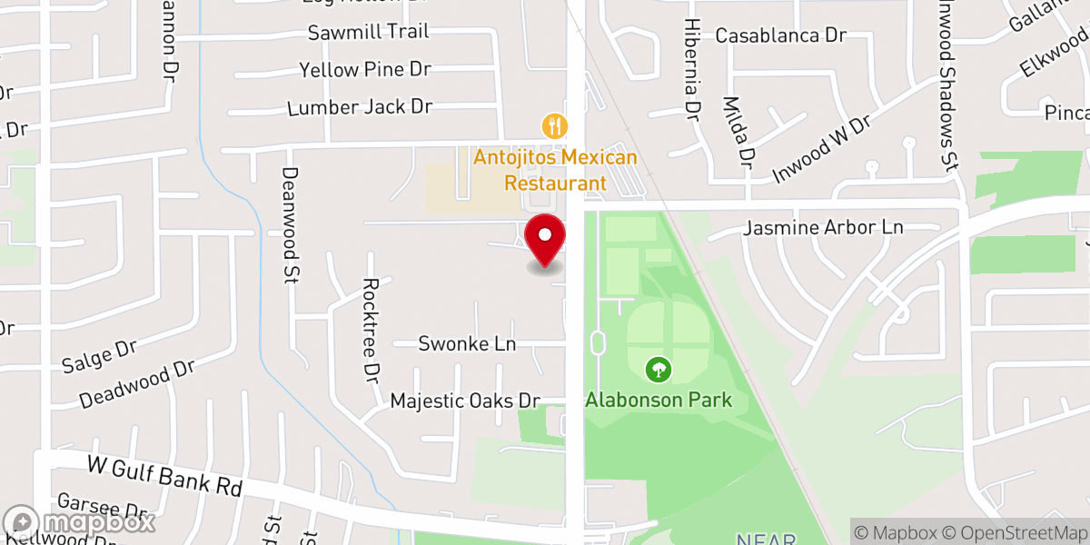 Map showing location of Iglesia Adventista del Séptimo Día Houston Spanish Little York