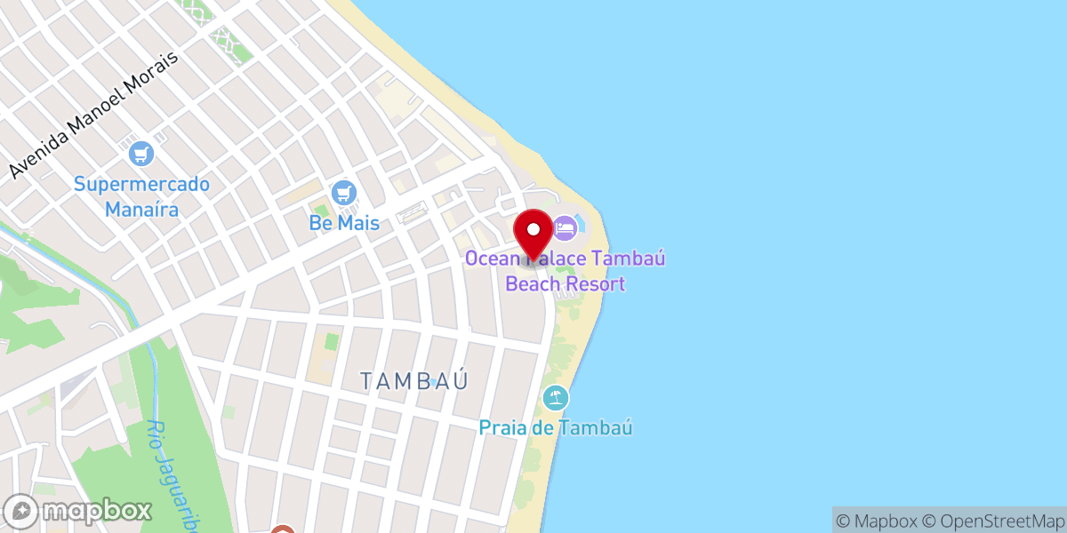 Map showing location of Igreja Aliança Eterna de Cristo - Evangélica Fé Reformada Tambaú João Pessoa