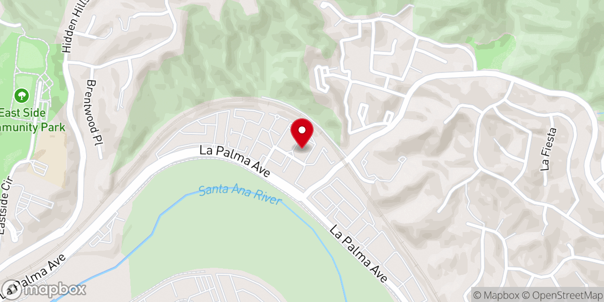 Map showing location of Celebration OC