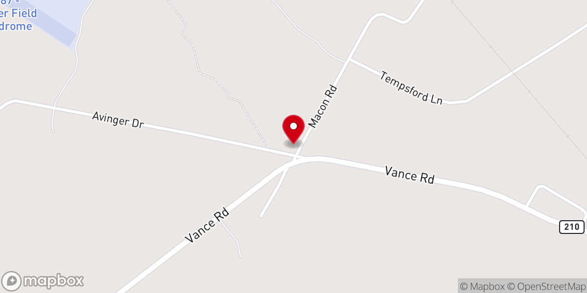 Map showing location of New Calvary Church of Our Lord