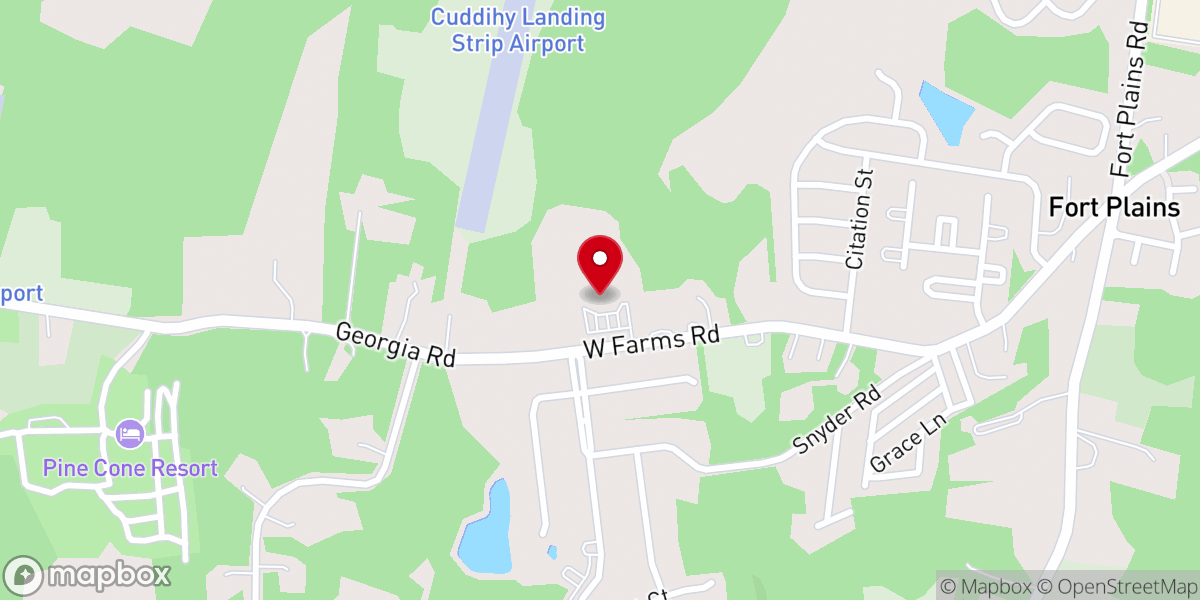 Map showing location of Immanuel Bible Church