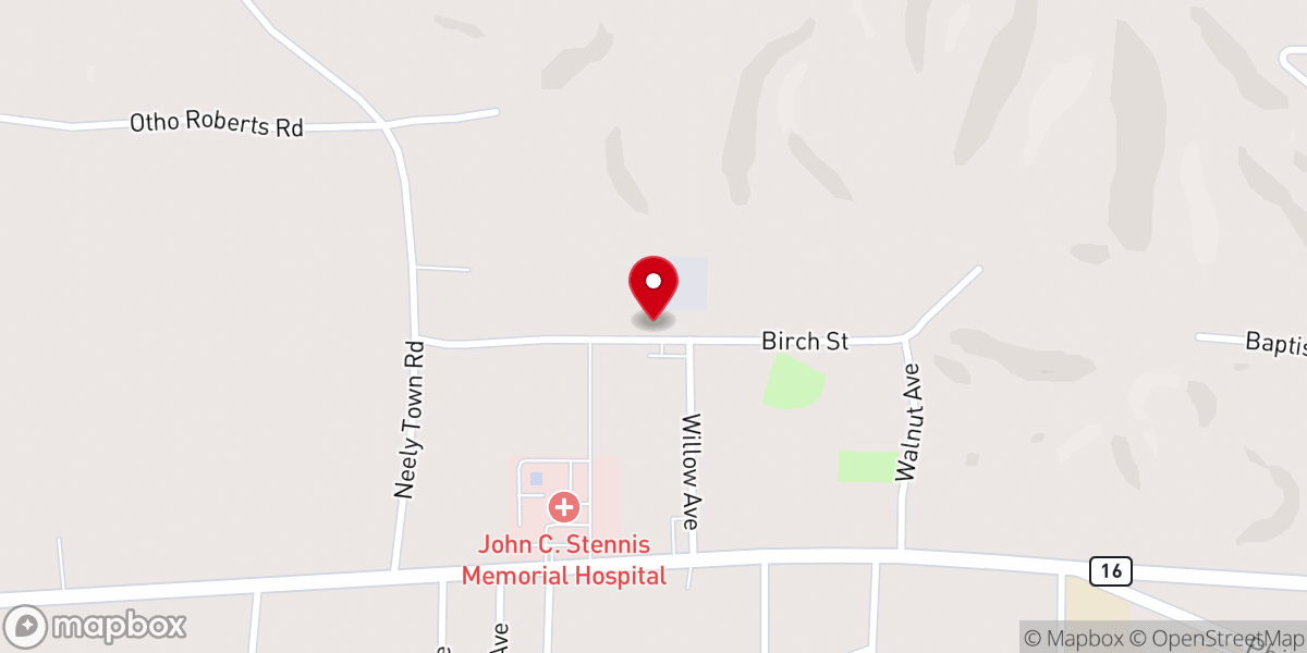 Map showing location of New Vision Missionary Baptist Church