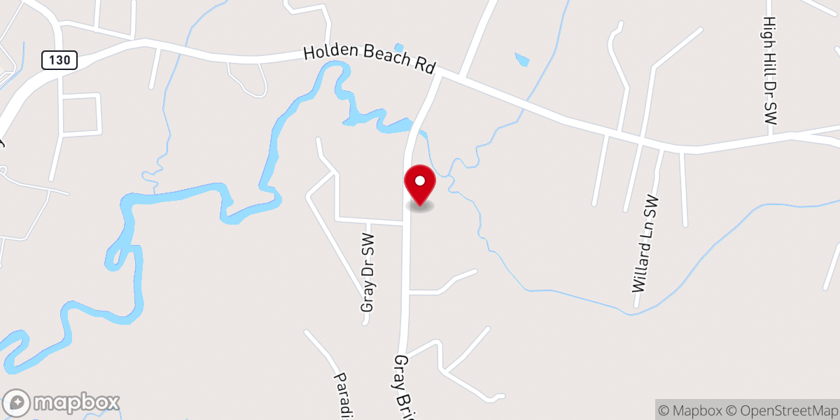 Map showing location of Liberty Tabernacle