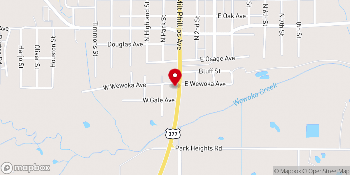 Map showing location of Immanuel Fellowship