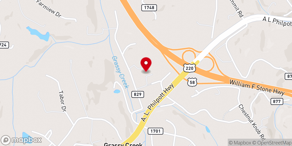 Map showing location of Inheritors Ministries