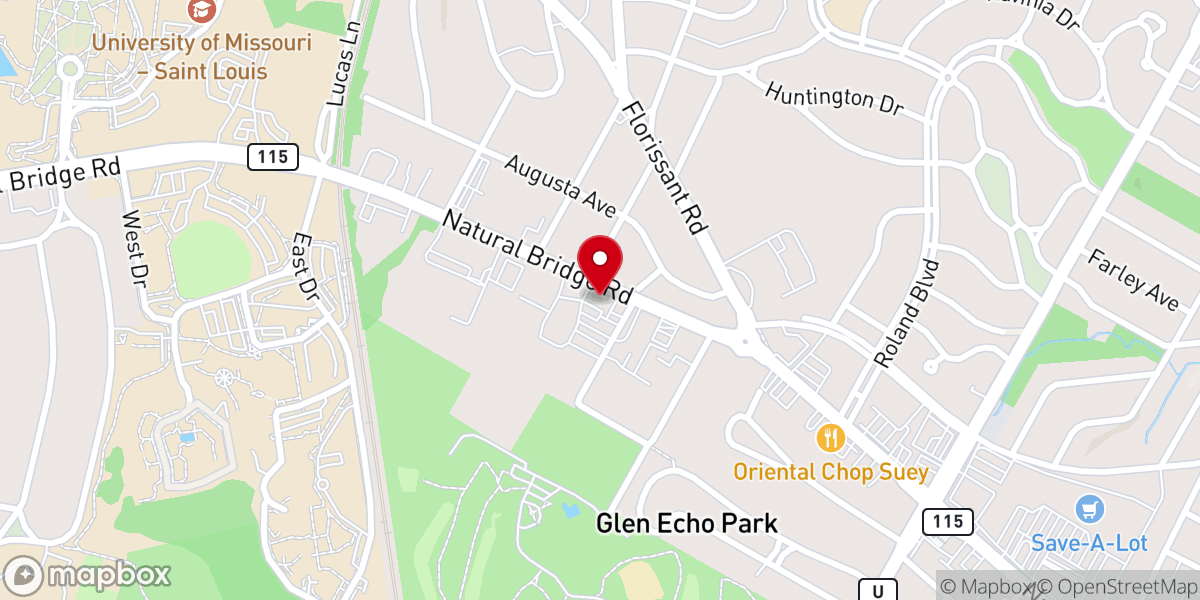 Map showing location of No Turning Back Foundation