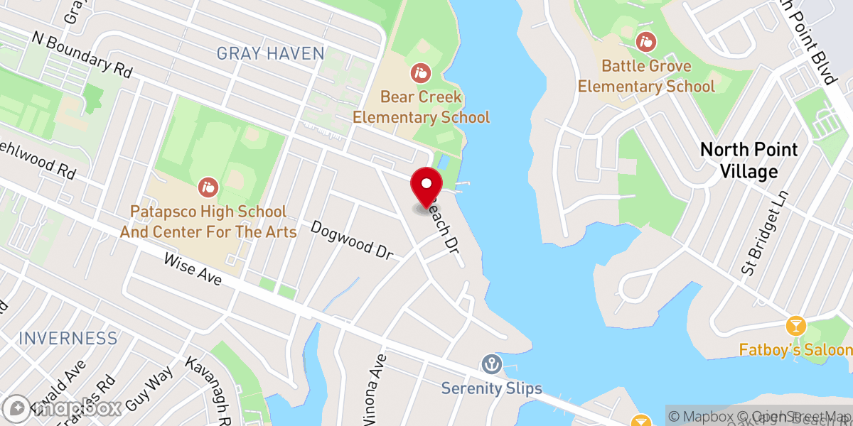 Map showing location of Lobdell’s