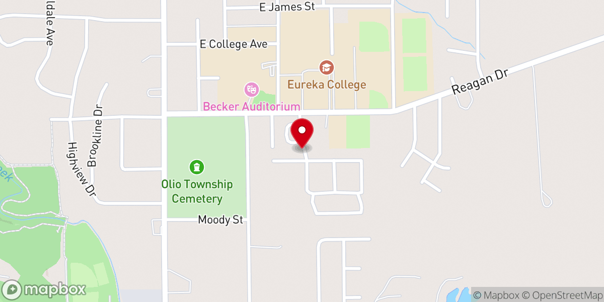 Map showing location of Chapel of the Little Flock