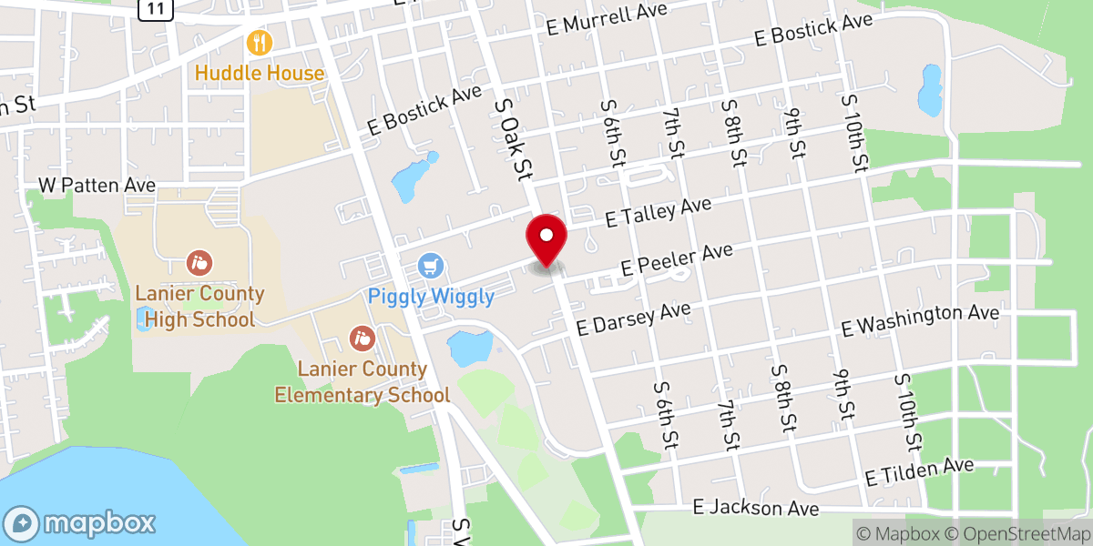Map showing location of New Beginning Church Ministry