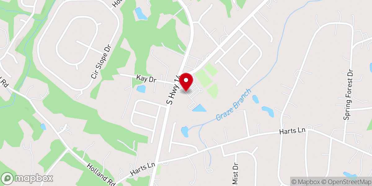 Map showing location of Fellowship Greenville-Adams Mill