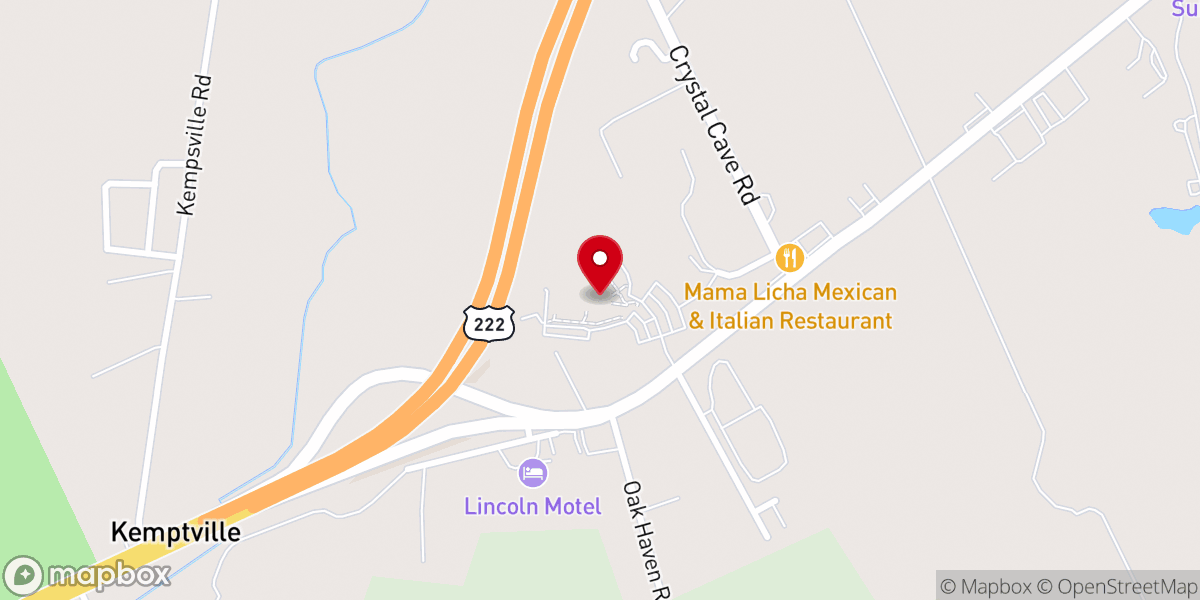 Map showing location of St Mary's Catholic Church