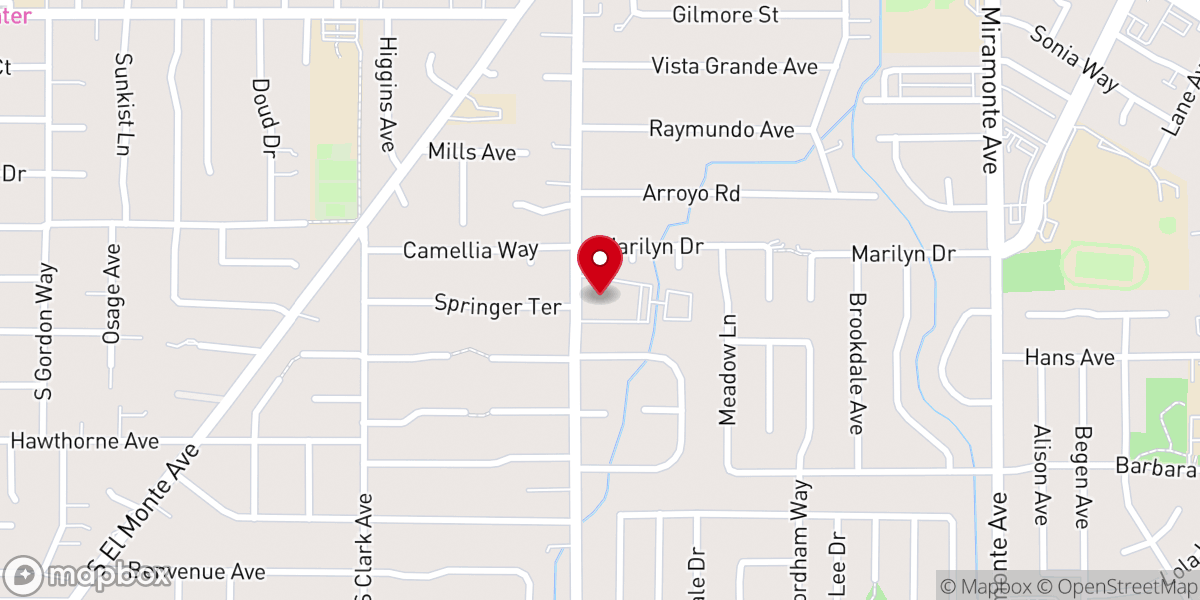 Map showing location of Grace Bible Church