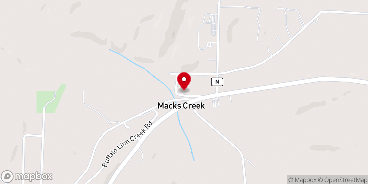 Map showing location of Rise & Shine Cafe