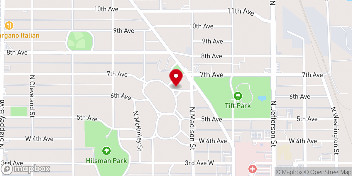 Map showing location of Albany Seventh Day Adventist Church
